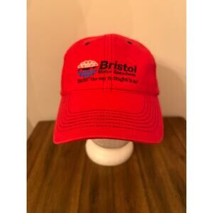 Bristol Motor Speedway Valvoline Racing Red Adjustable Baseball Hat